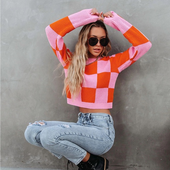 Checkered sweater - Picture 3 of 8